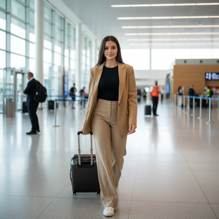 Airport to Dinner: Same Outfit, Different Mood
